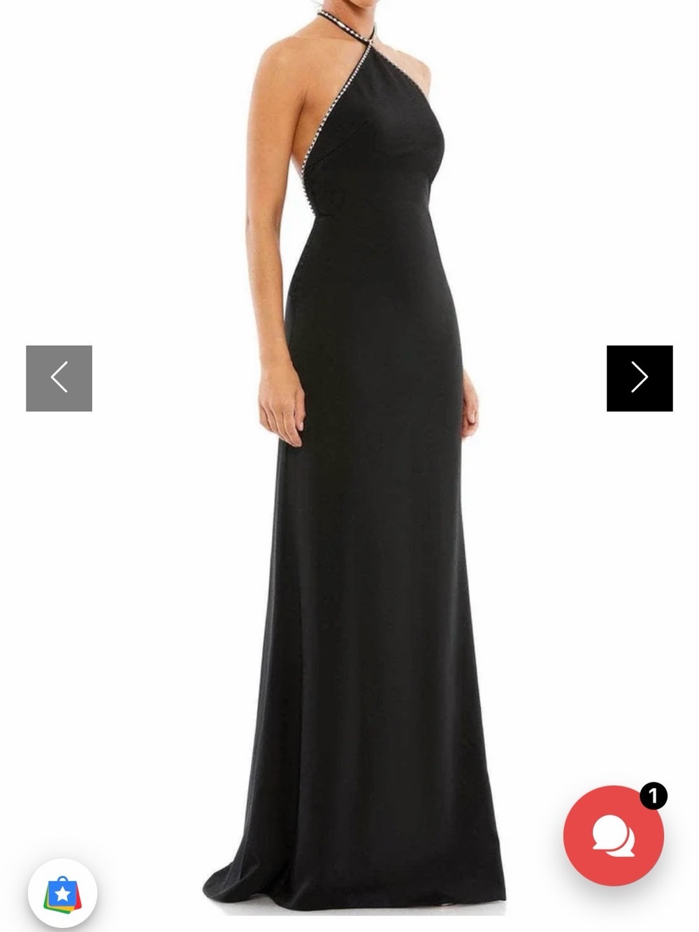 Ieena Duggal 26580 - Rhinestone Accented Halter Neckline Formal Dress